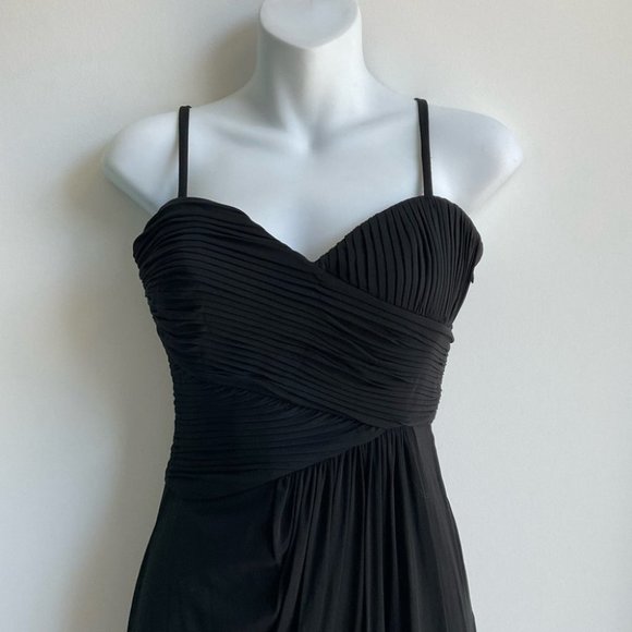 BCBG MaxAzria Sweetheart Neckline Mini Black Dress - Picture 2 of 7